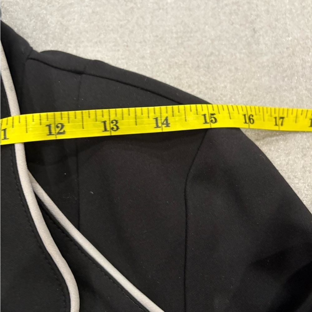 Joseph Ribkoff #183355 Woman's Black Military-Look Zip-Front Jacket - Picture 12 of 13
